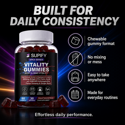 Supify Apex Vitality Gummies – Tamarin